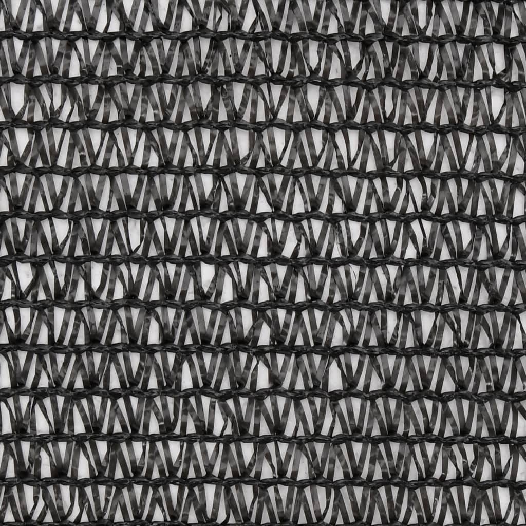 vidaXL Siatka osłaniająca HDPE, 1x10 m, czarna