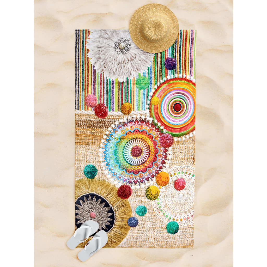 HIP Ręcznik plażowy INESSA, 100x180 cm, kolorowy