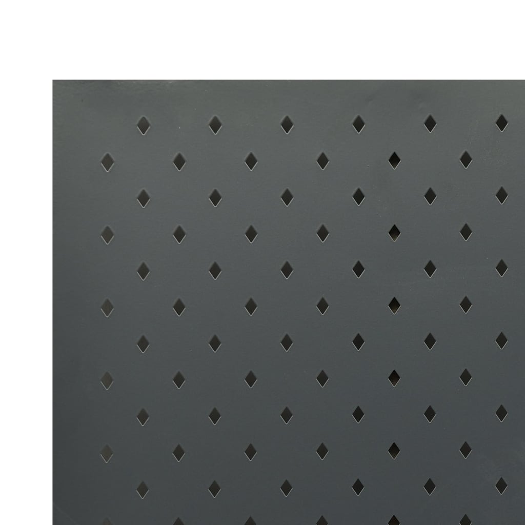 vidaXL Parawany 6-panelowe, 2 szt., antracytowe, 240x180 cm, stalowe