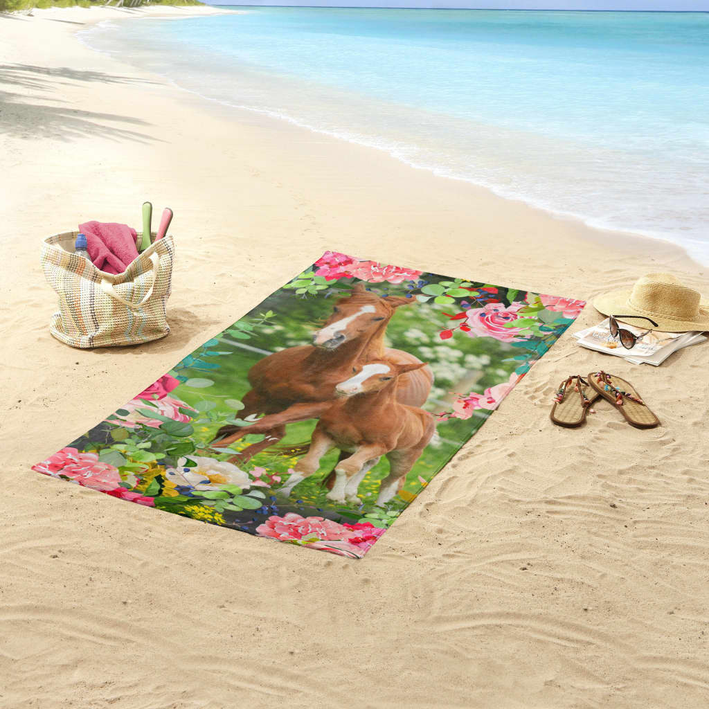 Good Morning Ręcznik plażowy FOAL, 75x150 cm, kolorowy