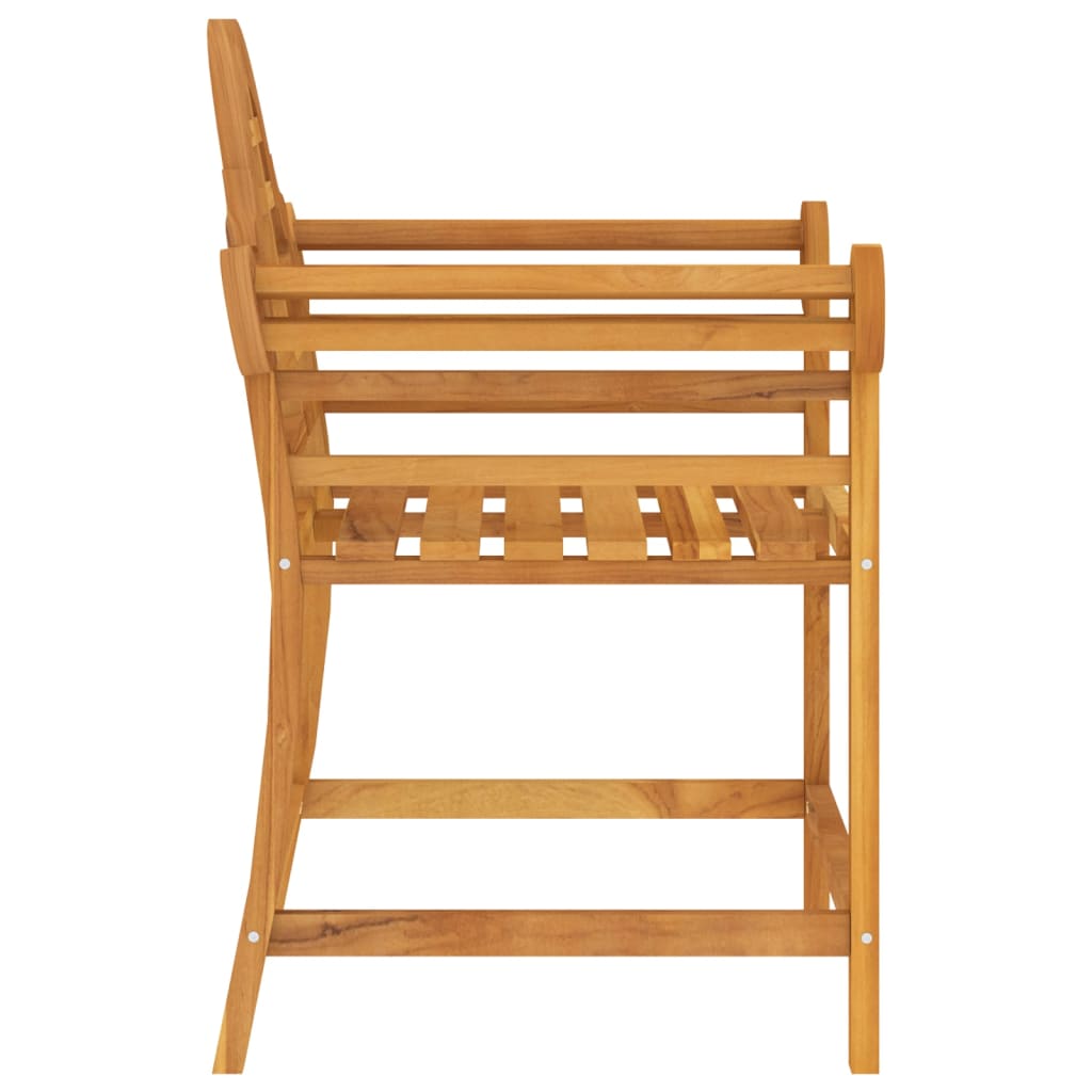 vidaXL Krzesło ogrodowe, 88x60x92 cm, lite drewno tekowe