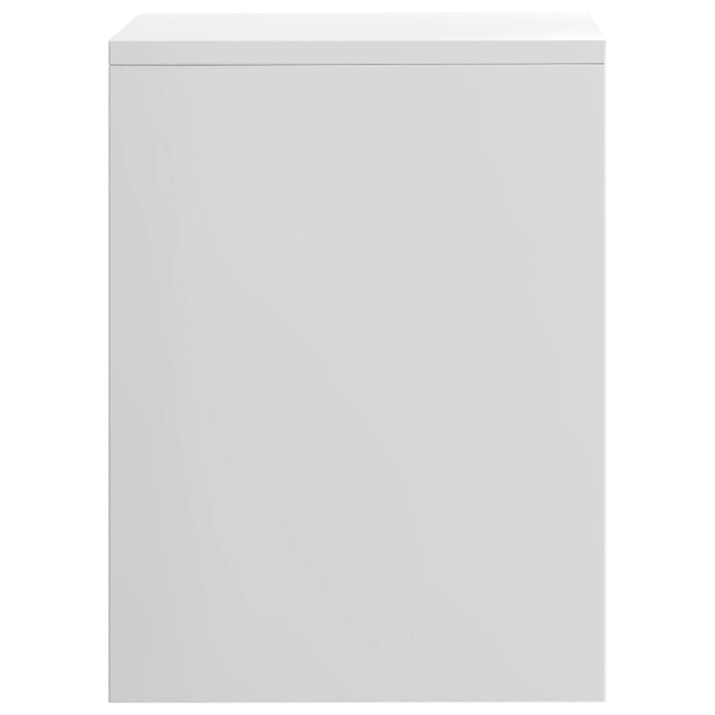 vidaXL 2 białe szafki nocne, wysoki połysk, 40x30x40 cm, płyta wiórowa
