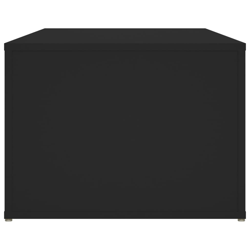 vidaXL Stolik kawowy, czarny 100x50x36 cm, materiał drewnopochodny