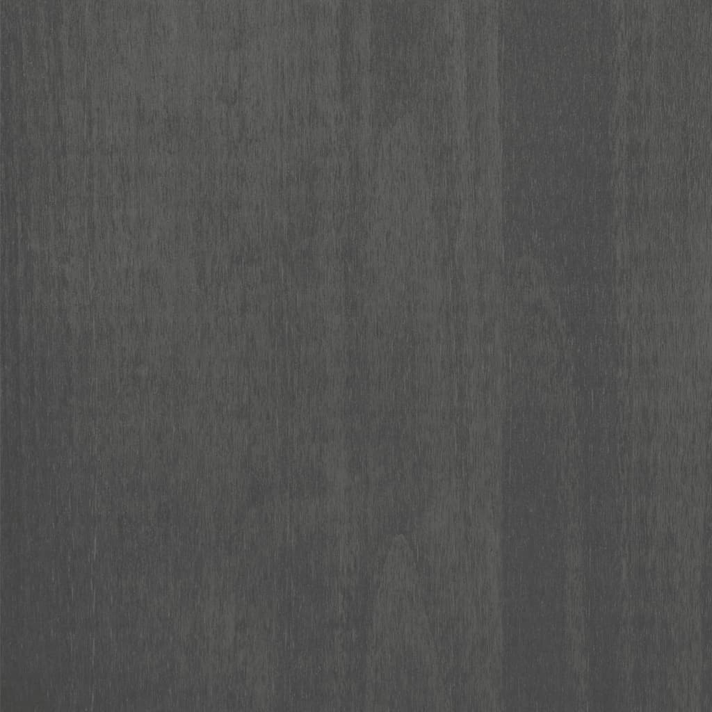 vidaXL Komoda HAMAR, ciemnoszara, 79x40x80 cm, drewno sosnowe