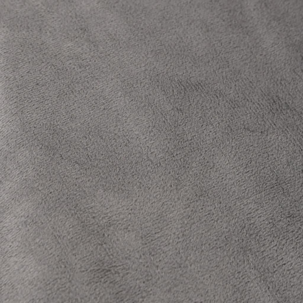 vidaXL Koc obciążeniowy z poszewką, szary, 138x200 cm, 6 kg, tkanina
