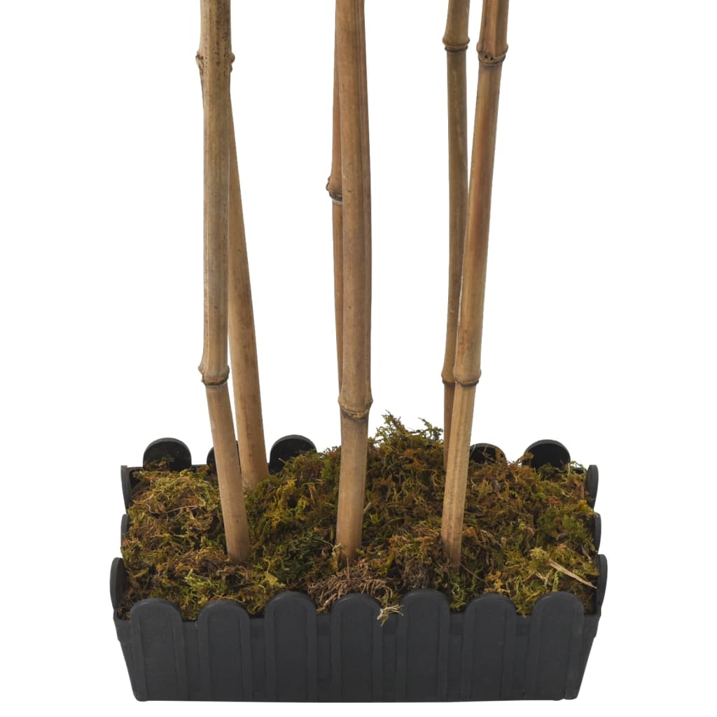 vidaXL Sztuczny bambus, 368 liści, 80 cm, zielony