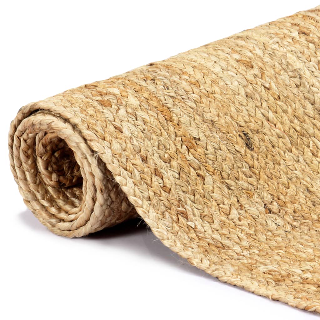 vidaXL Ręcznie wykonany dywan, juta, naturalny, 160x230 cm