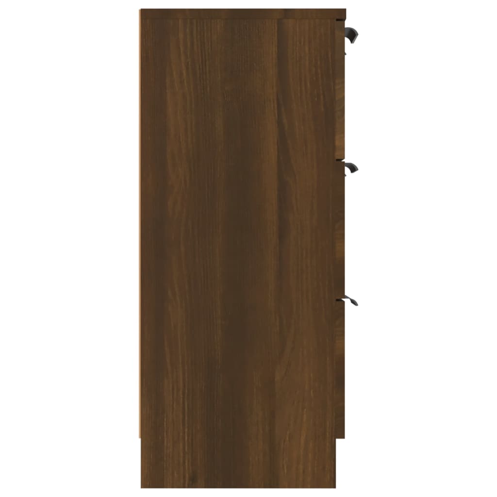 vidaXL Szafka, brązowy dąb, 60x30x70 cm, materiał drewnopochodny