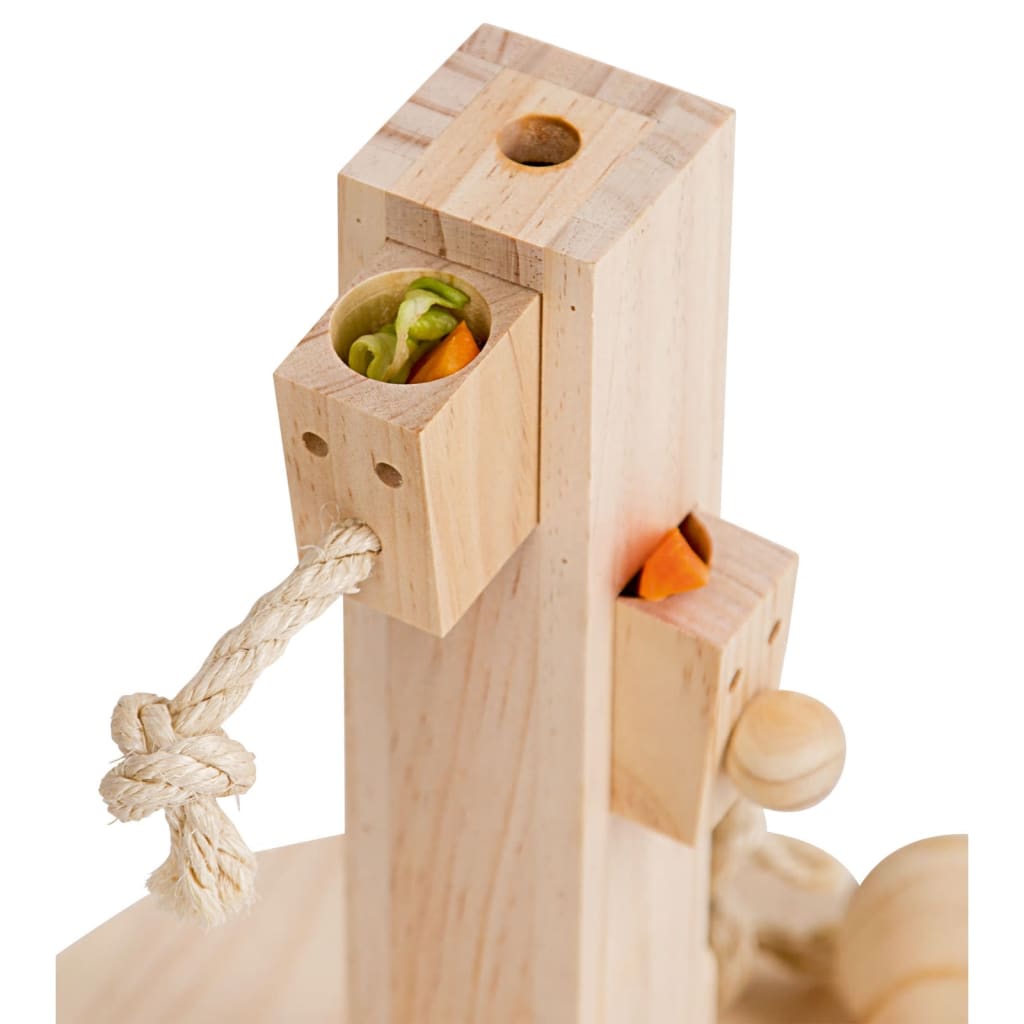 Kerbl Zabawka dla małych zwierząt, 25x25x30 cm, drewniana