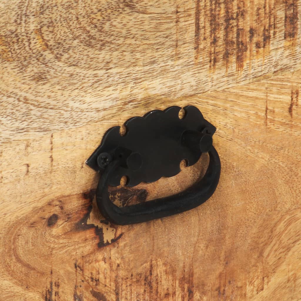 vidaXL Komoda na kółkach, 70x40x75 cm, lite drewno mango
