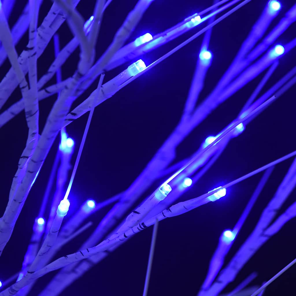 vidaXL Wierzba z oświetleniem, 140 niebieskich diod LED, 1,5 m