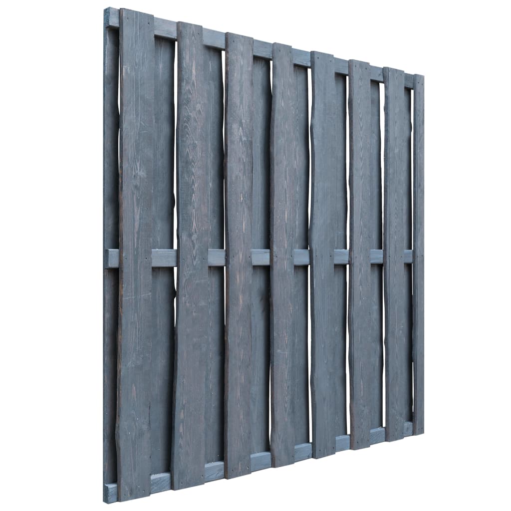 vidaXL Panel ogrodzeniowy, impregnowana sosna, 180x180 cm, szary