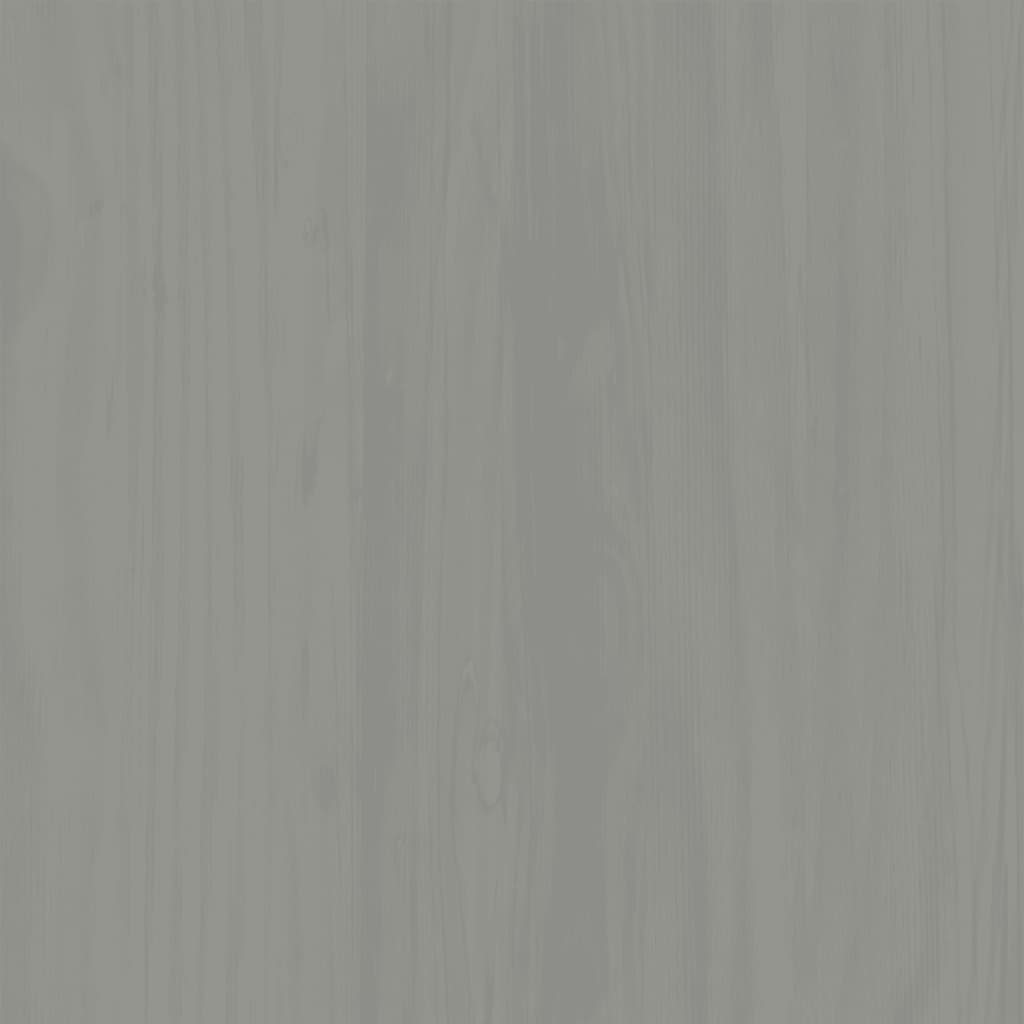 vidaXL Szafka na buty VIGO, 60x35x96 cm, szara, lite drewno sosnowe