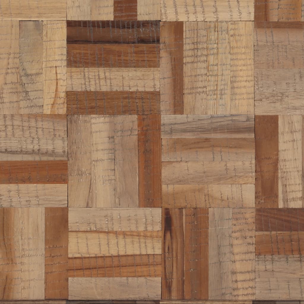 vidaXL Stolik konsolowy, 110x34x80 cm, drewno tekowe z odzysku