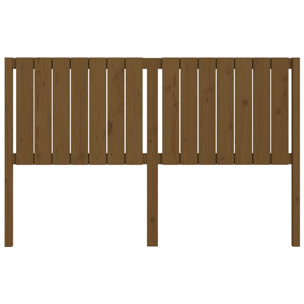 vidaXL Wezgłowie łóżka, miodowy brąz, 155,5x4x100 cm, drewno sosnowe