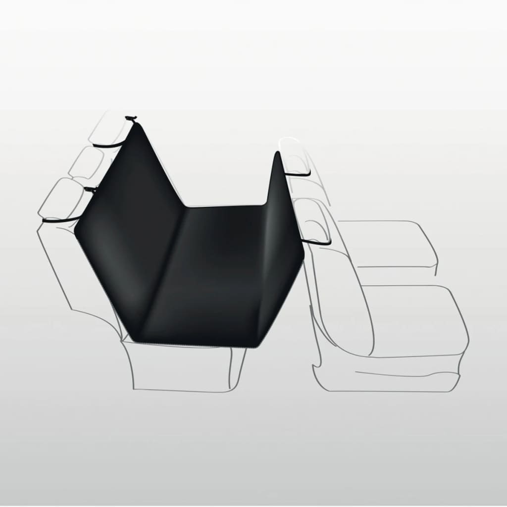 TRIXIE Pokrowiec na siedzenie samochodowe dla psa, 160x145 cm czarny