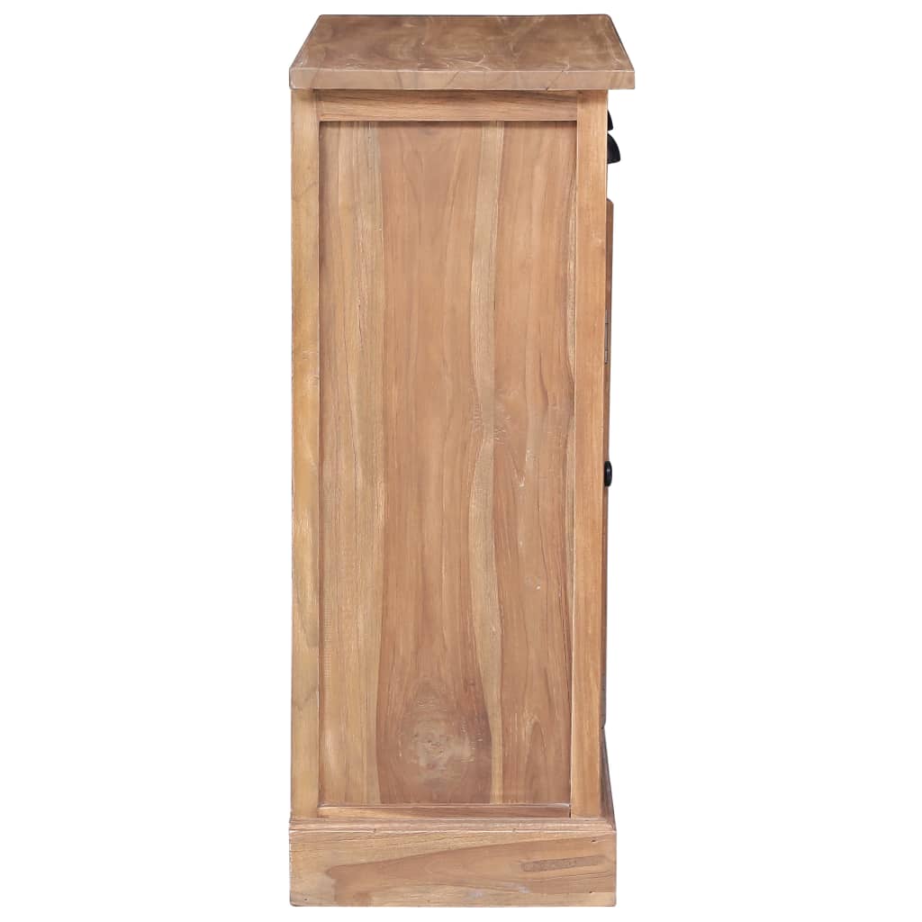 vidaXL Szafka boczna, 65x30x75 cm, lite drewno tekowe