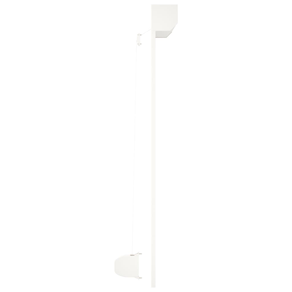 vidaXL Roleta zewnętrzna, aluminiowa, 160 x 150 cm, biała