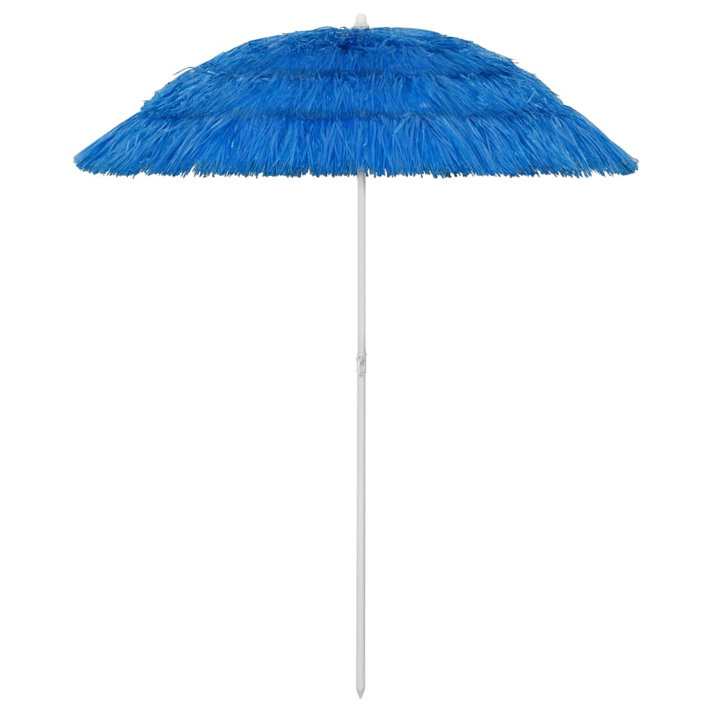 vidaXL Parasol plażowy w hawajskim stylu, niebieski, 180 cm