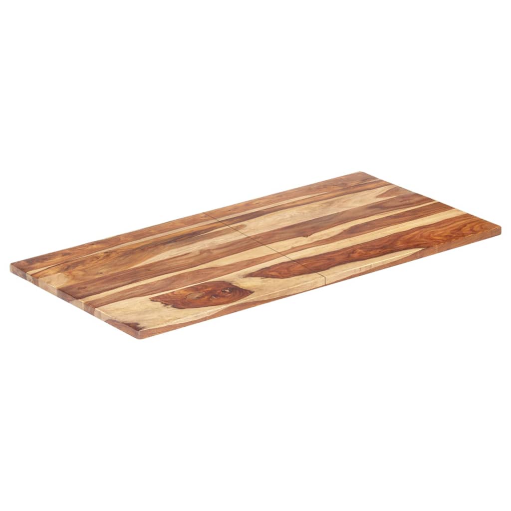 vidaXL Blat stołu, lite drewno sheesham, 25-27 mm, 60x120 cm