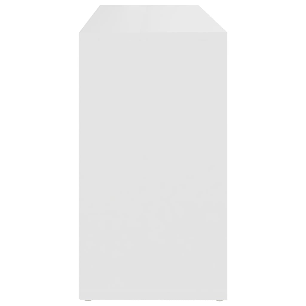 vidaXL Ławka z miejscem na buty, biała, 103x30x54,5 cm