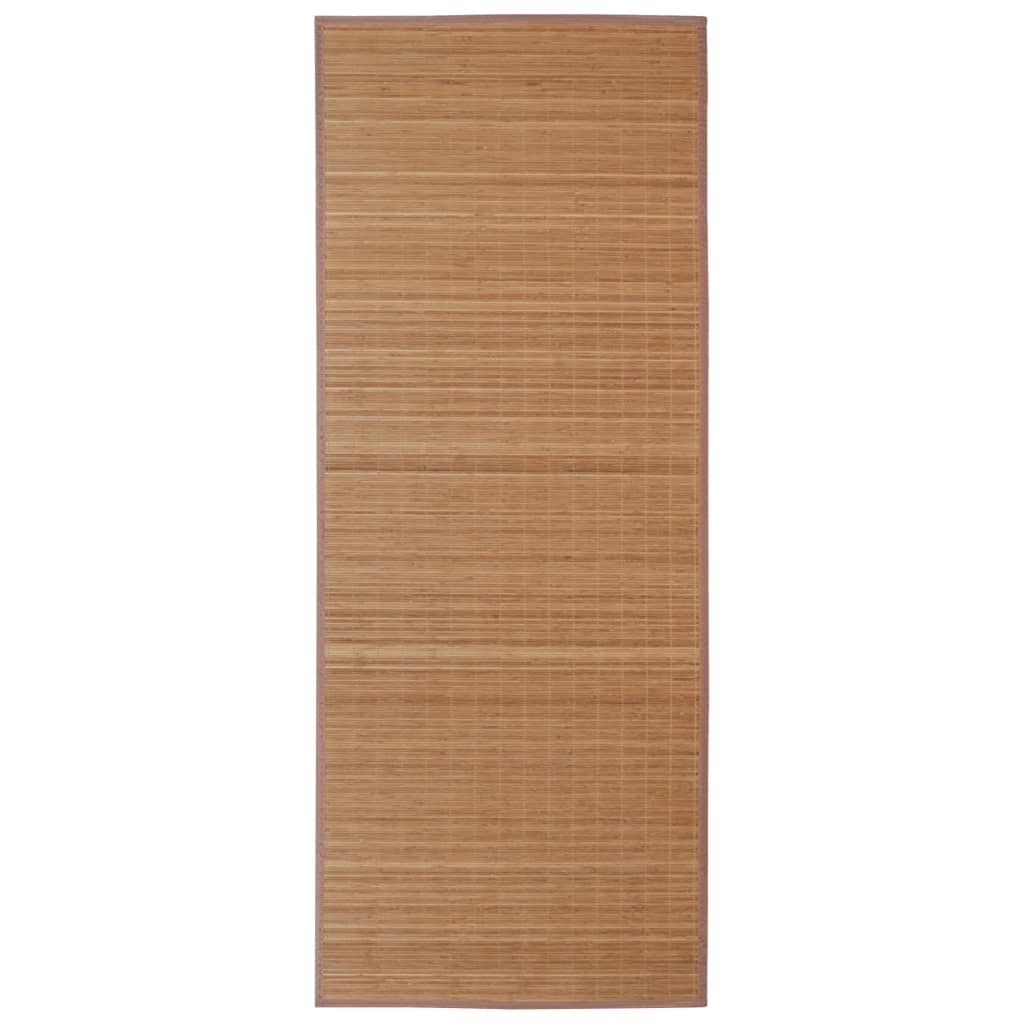 vidaXL Dywan bambusowy, 120 x 180 cm, prostokątny, brązowy