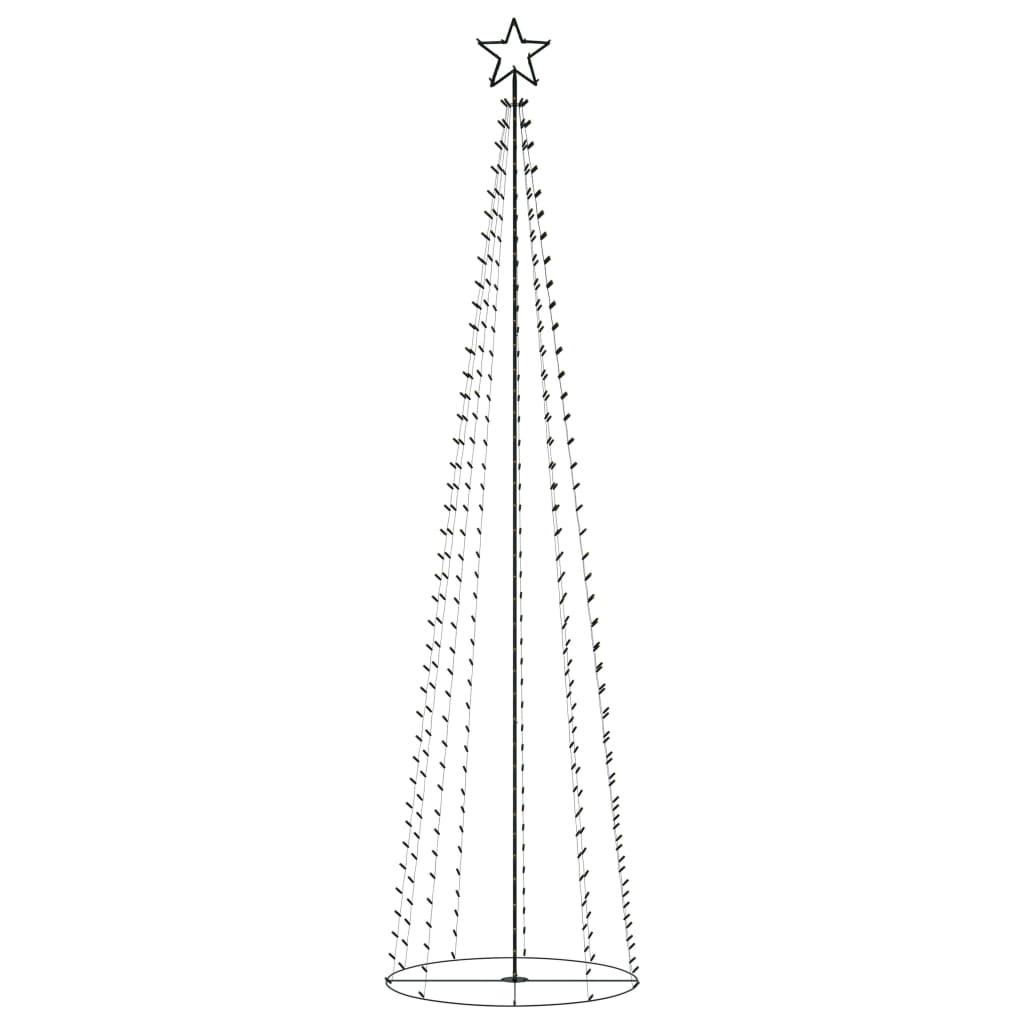 vidaXL Ozdoba świąteczna w kształcie choinki, 400 LED, ciepły biały