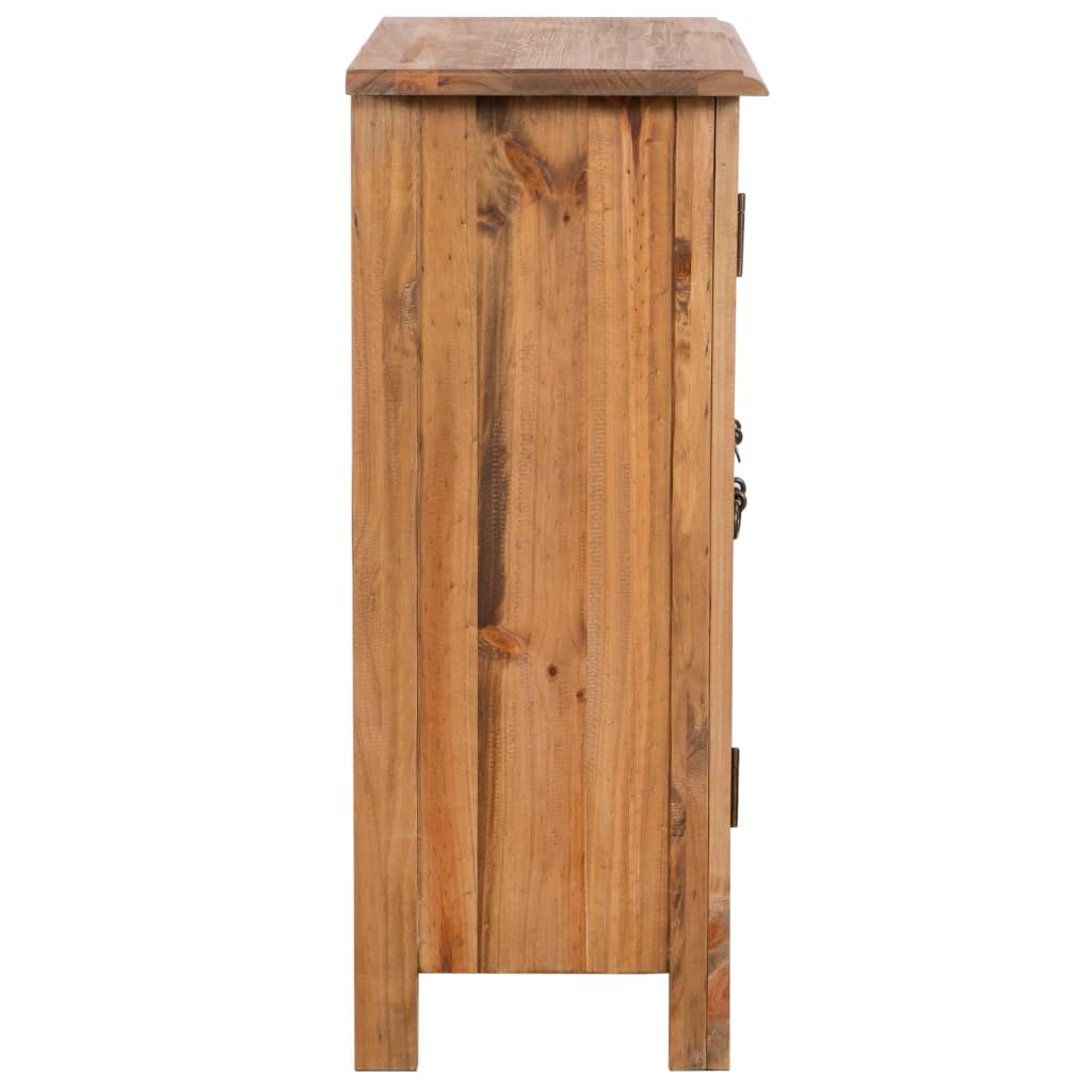 vidaXL Szafka do łazienki, lite drewno sosnowe z odzysku, 59x32x80 cm
