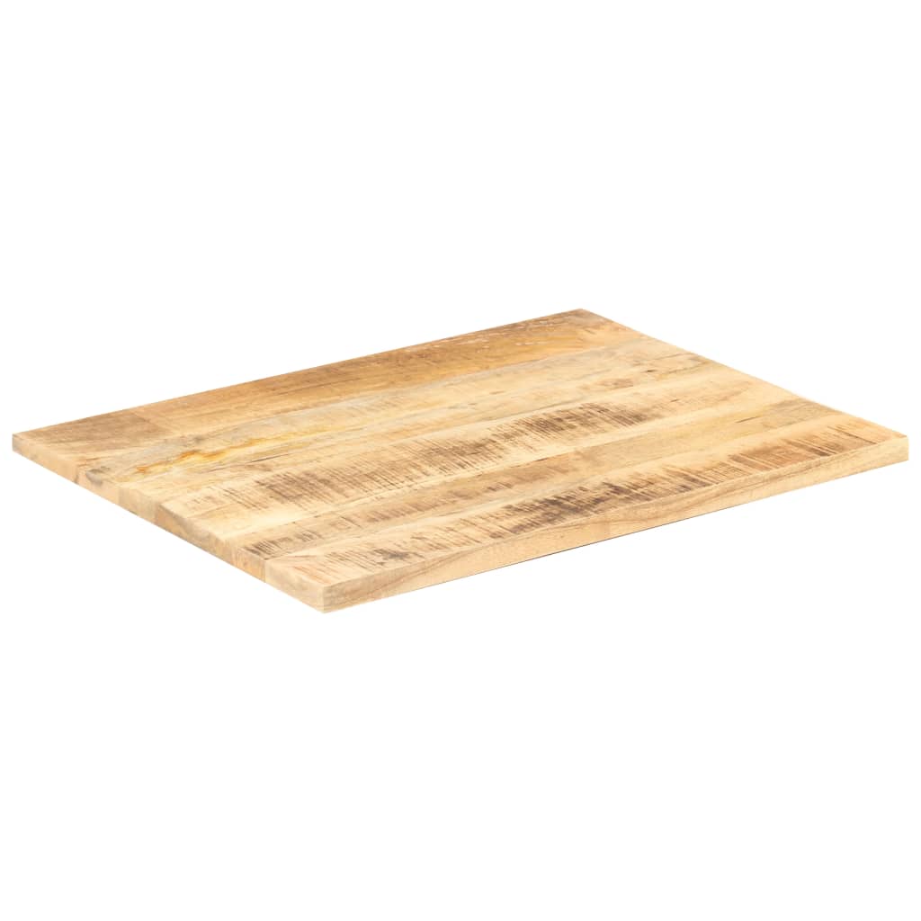 vidaXL Blat stołu, lite drewno mango, 25-27 mm, 80x70 cm