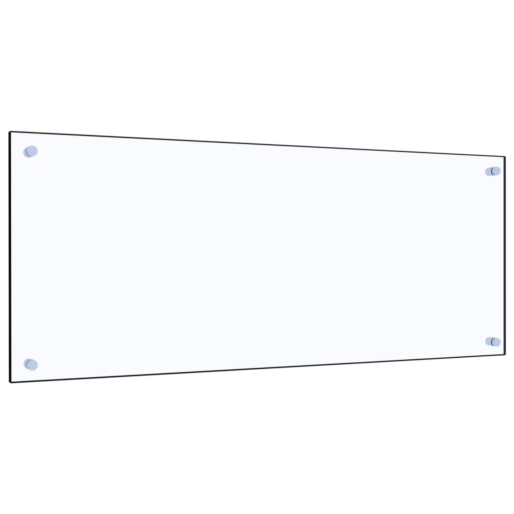 vidaXL Panel ochronny do kuchni, przezroczysty, 100x40 cm, szkło