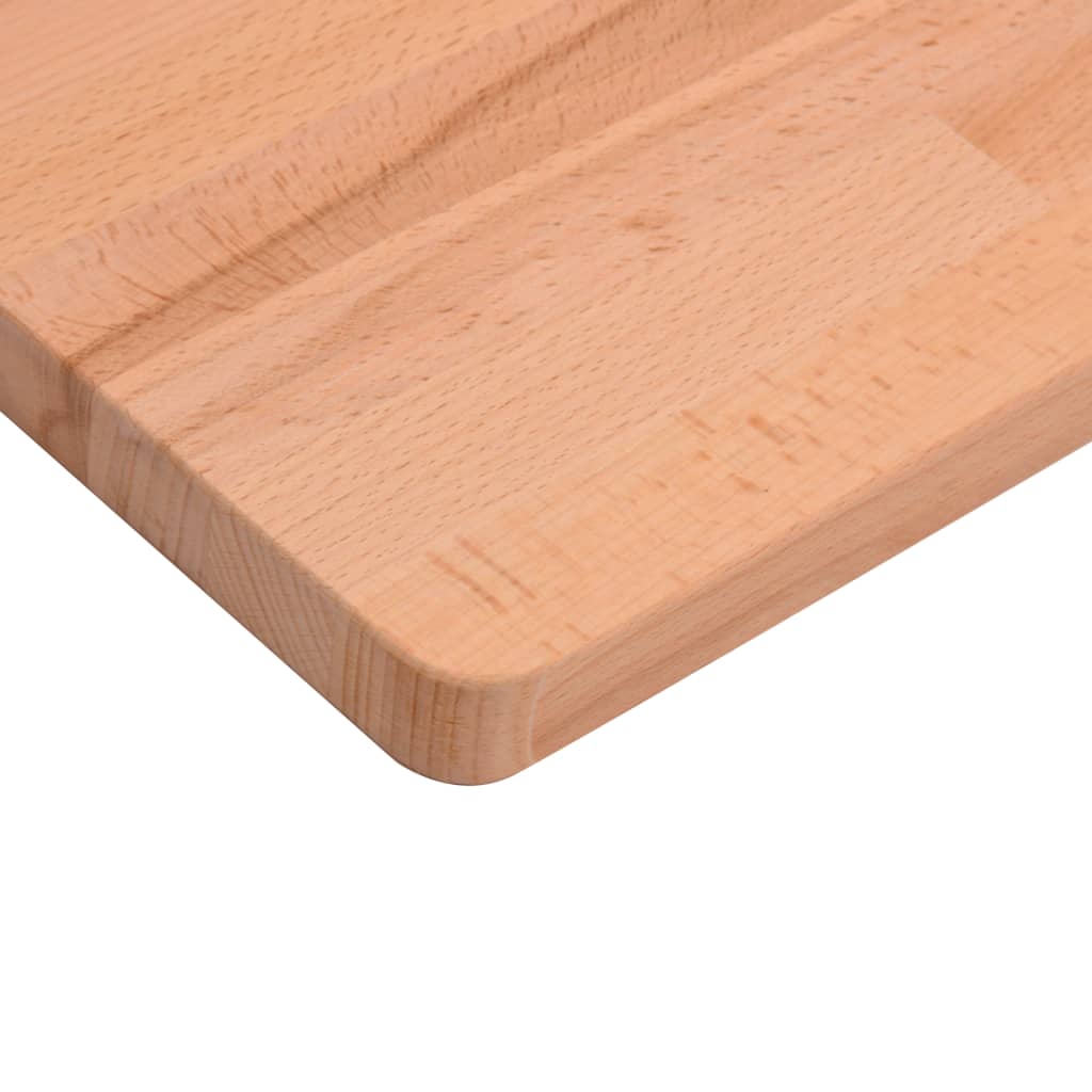 vidaXL Blat do stołu roboczego, 80x55x2,5 cm, lite drewno bukowe