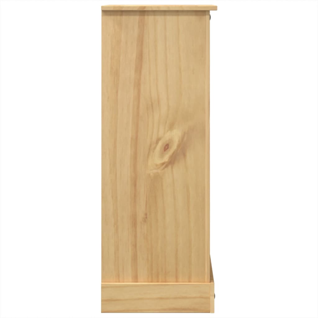 vidaXL Komoda Corona, 80x43x114 cm, lite drewno sosnowe
