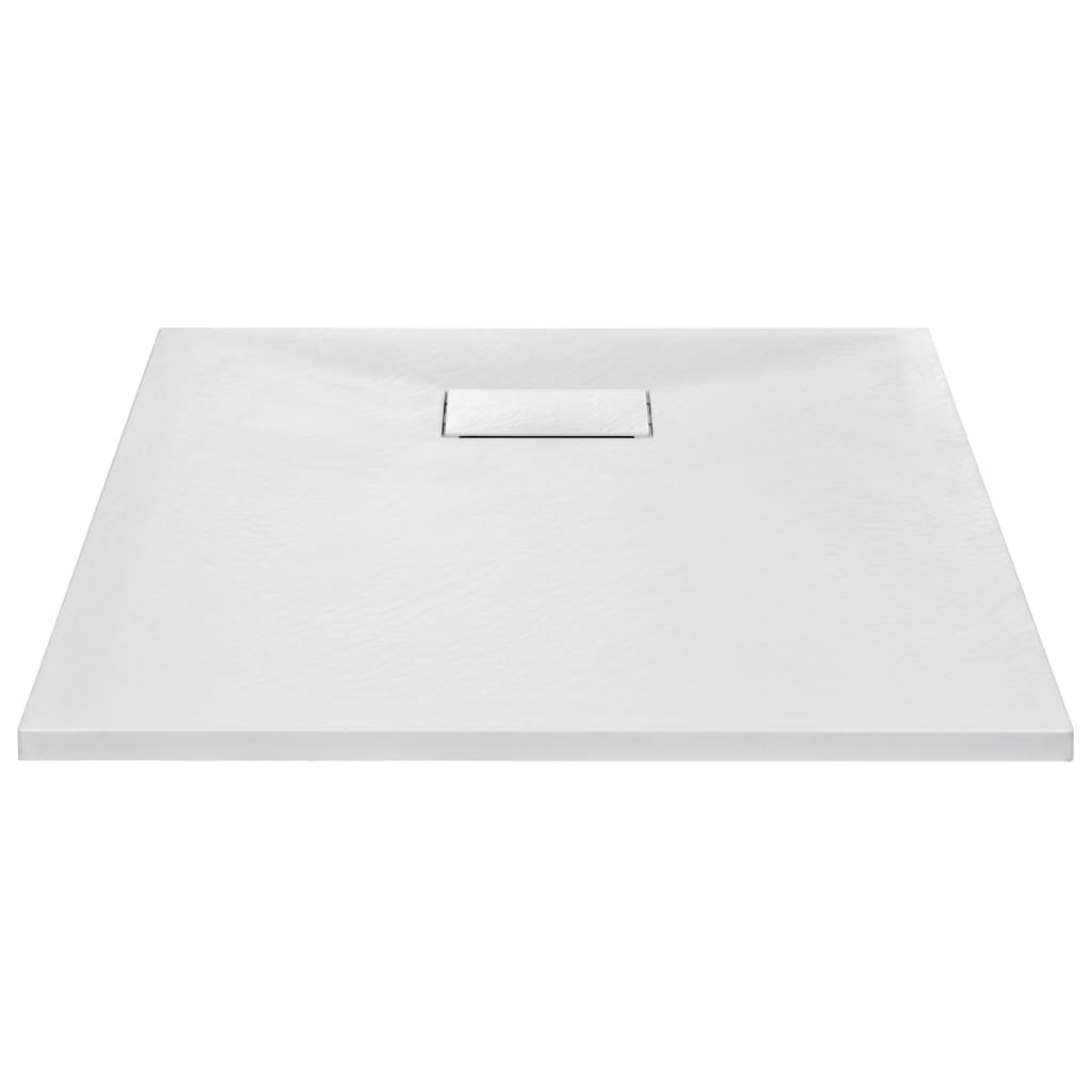 vidaXL Brodzik prysznicowy, SMC, biały, 90 x 70 cm