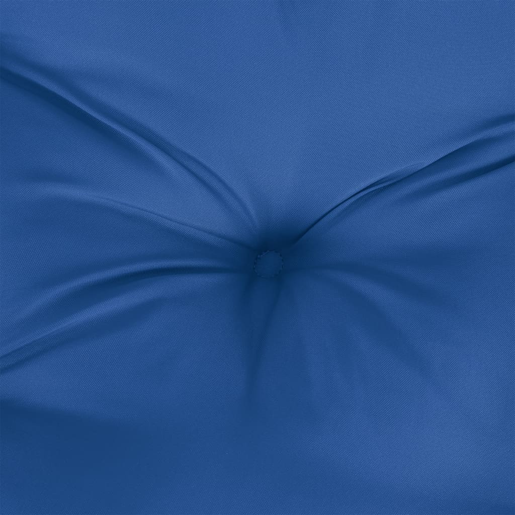 vidaXL Poduszki na krzesła, 6 szt., niebieskie, 50x50x7 cm, tkanina