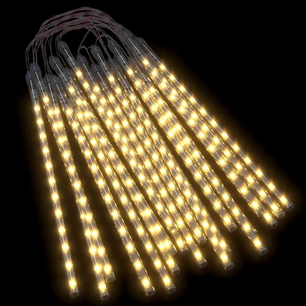 vidaXL Lampki meteory, 20 szt., 30 cm, 480 ciepłych białych diod LED
