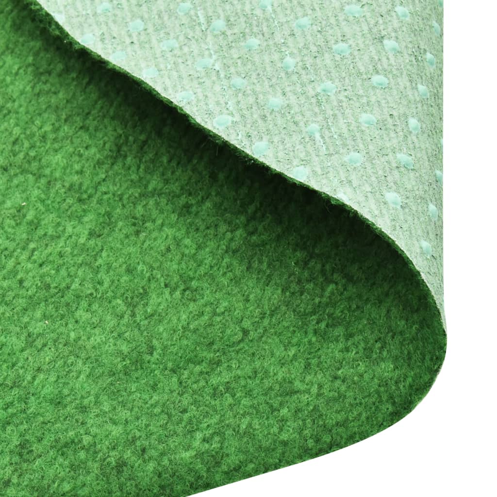 vidaXL Sztuczna trawa, spód z wypustkami, śr. 95 cm, zielona, okrągła