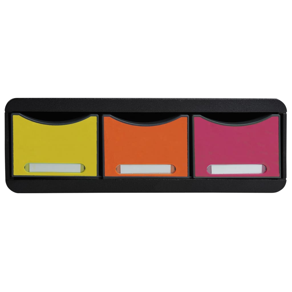 Exacompta Organizer na biurko Toolbox Maxi z 3 szufladami, kolorowy