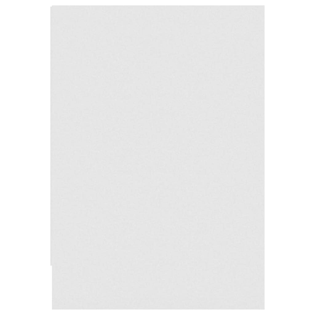 vidaXL Szafka pod TV, wysoki połysk, biała, 146,5x35x50 cm, płyta