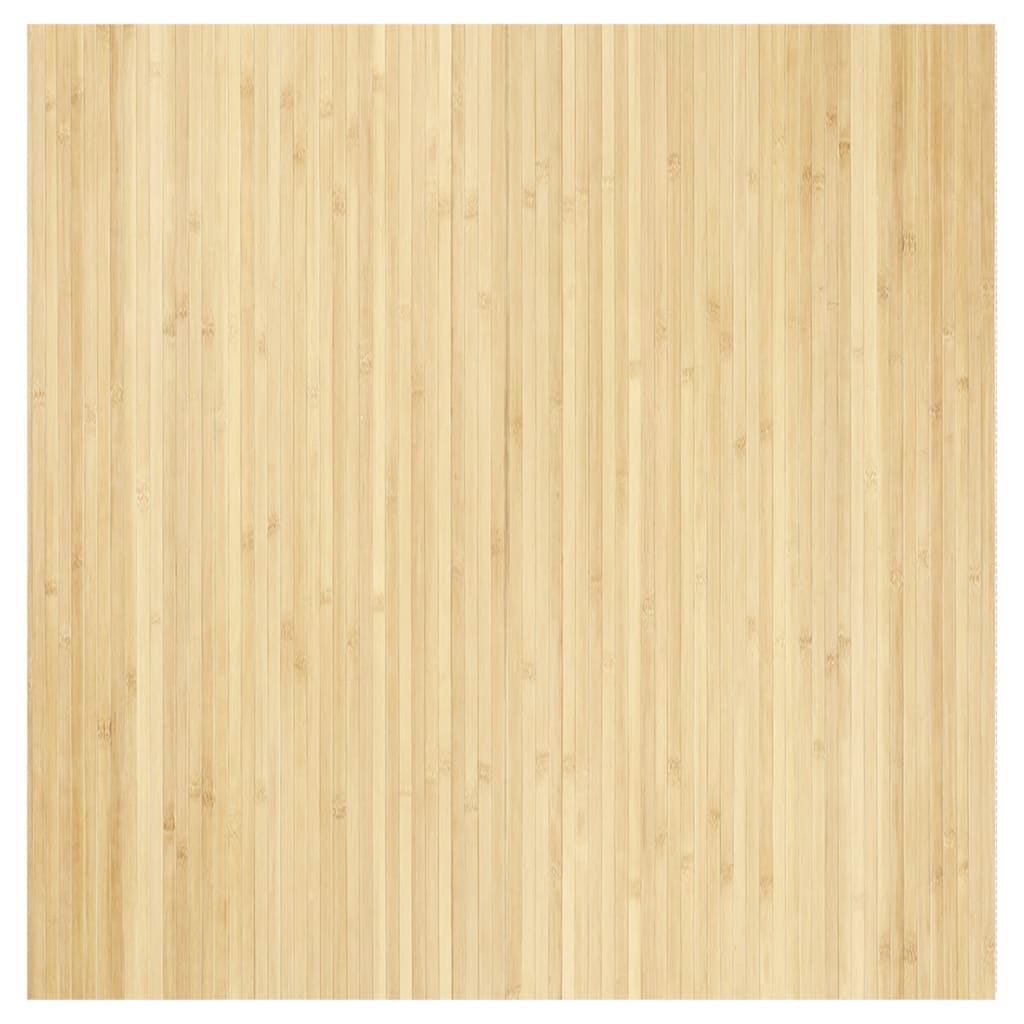 vidaXL Dywan prostokątny, jasny naturalny, 100x100 cm, bambusowy