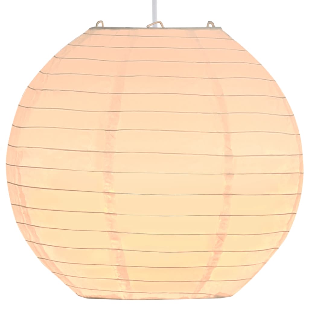 vidaXL Lampa wisząca, biała, Ø30 cm, E27
