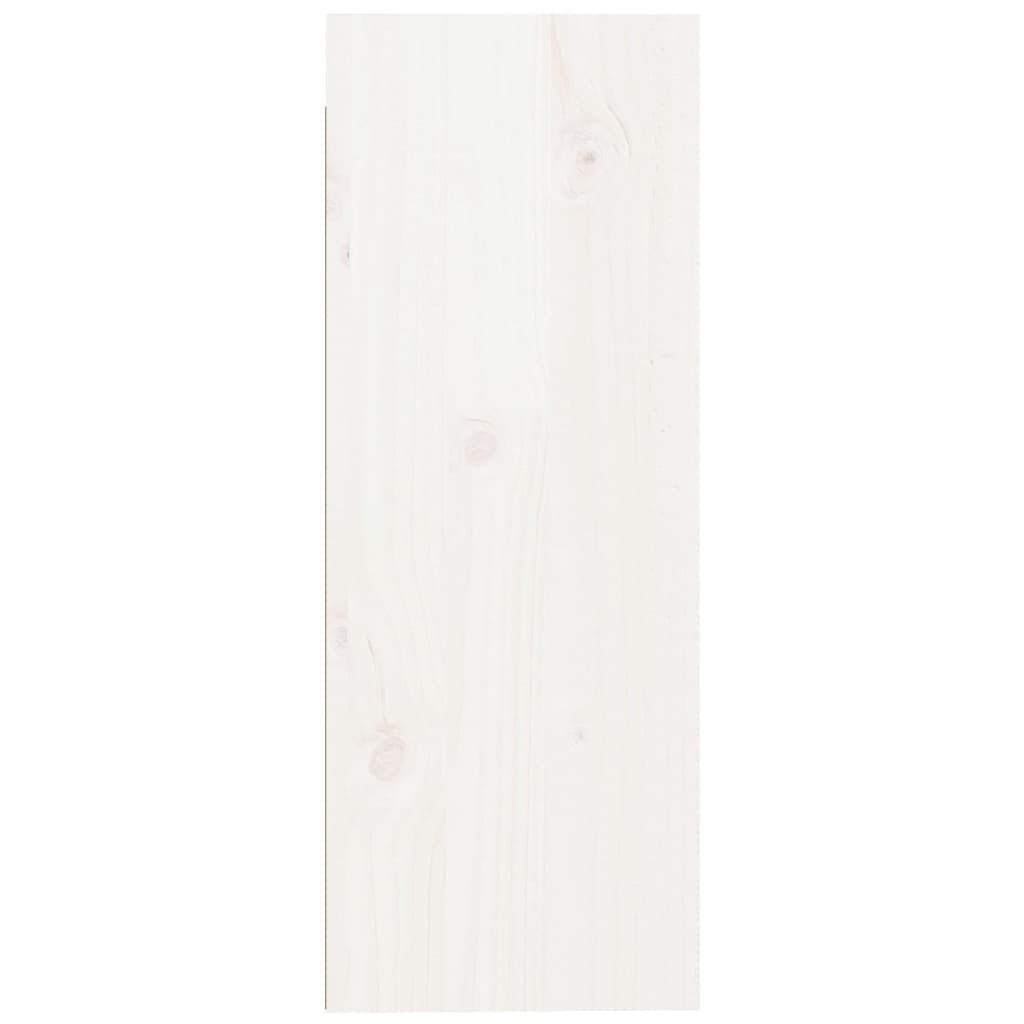 vidaXL Szafki ścienne, 2 szt., białe, 30x30x80 cm, lite drewno sosnowe