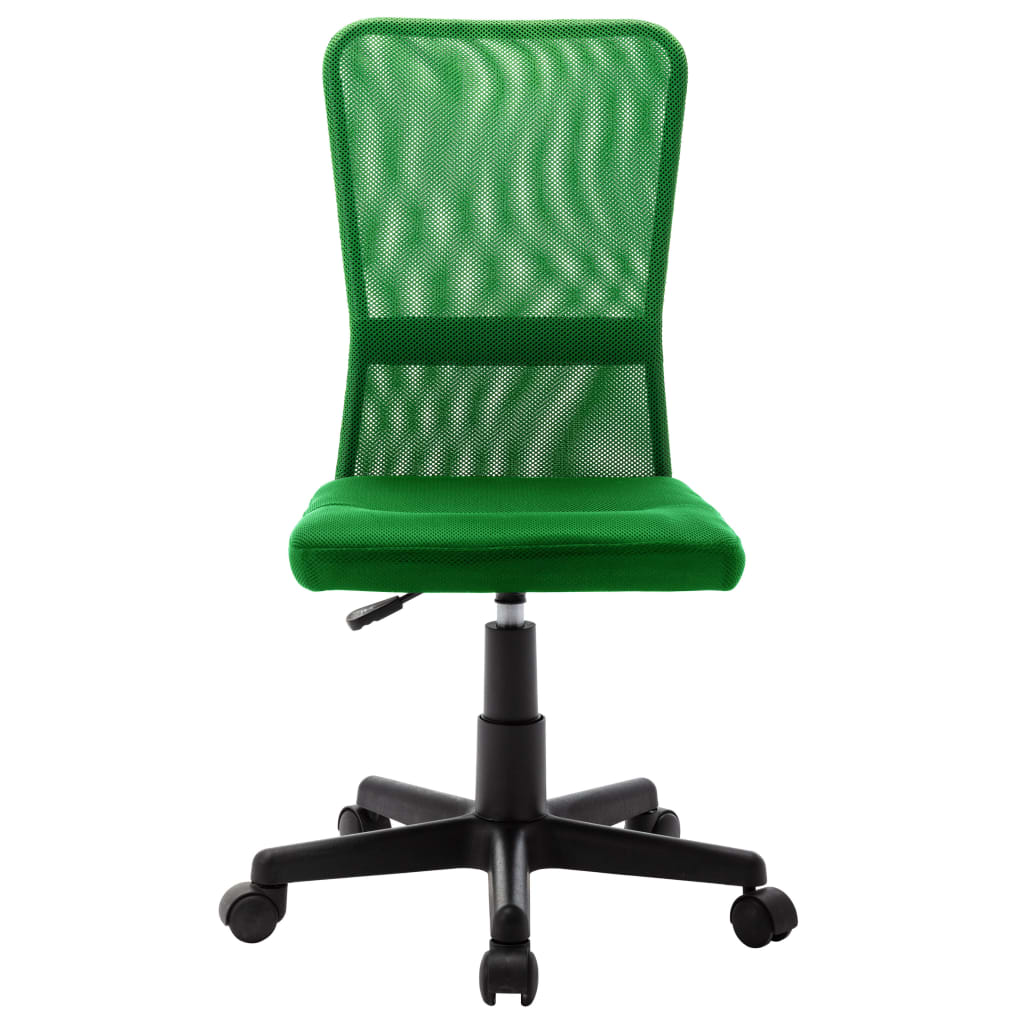 vidaXL Krzesło biurowe, zielone, 44x52x100 cm, z siatką