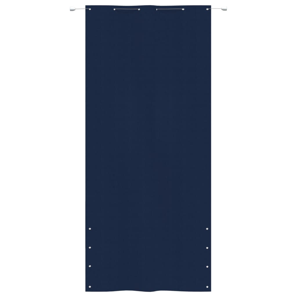 vidaXL Parawan balkonowy, niebieski, 120x240 cm, tkanina Oxford