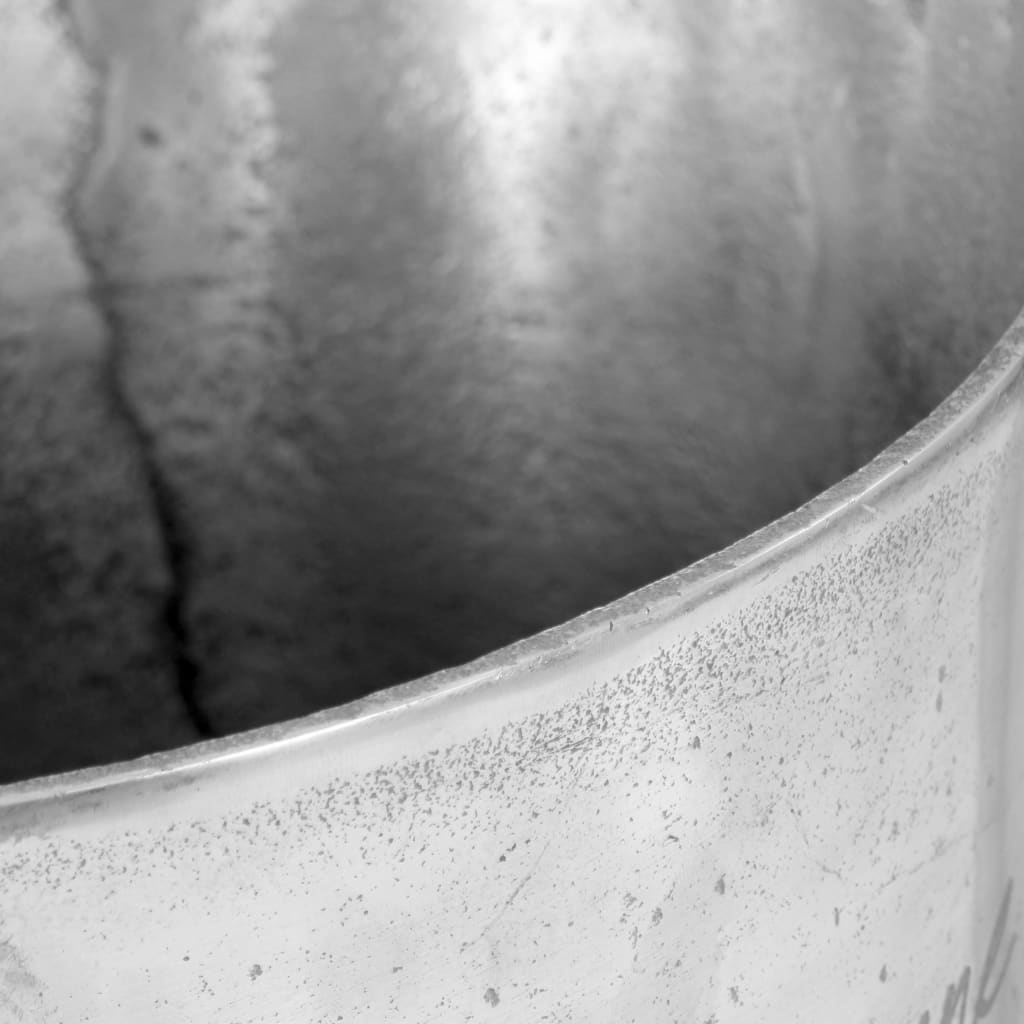 vidaXL Pojemnik do chłodzenia szampana, 39x29x71 cm, srebrny