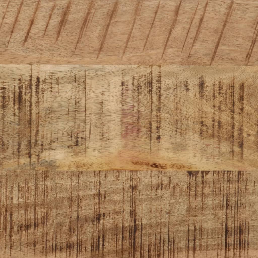 vidaXL Stolik konsolowy, 110x30x75 cm, surowe drewno mango i żelazo