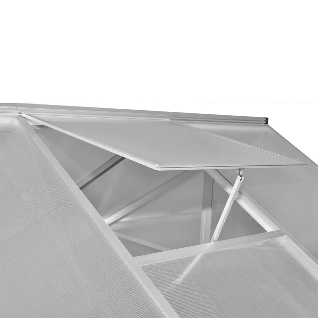 vidaXL Szklarnia 10,53 m², wzmocnione aluminium