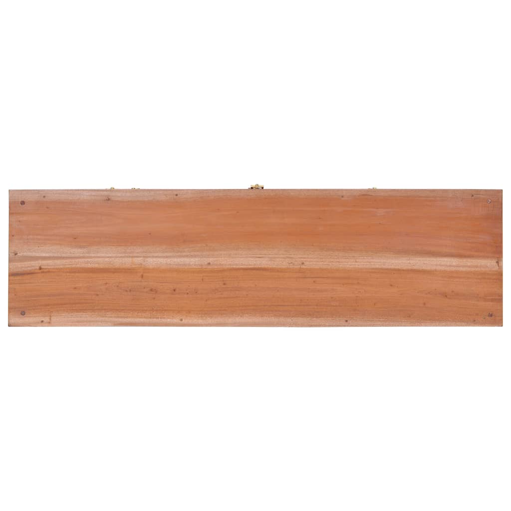 vidaXL Szafka pod telewizor, 110x30x45 cm, lite drewno mahoniowe