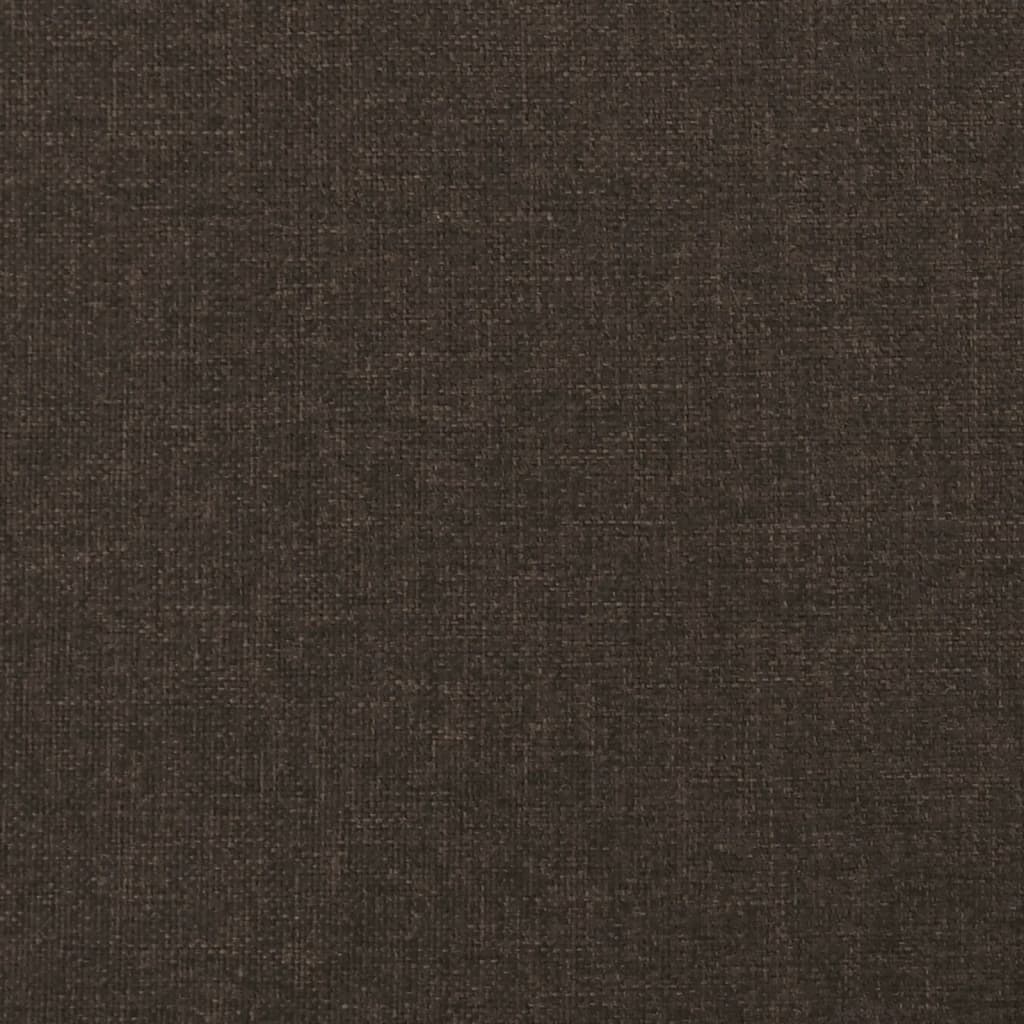 vidaXL Podnóżek, ciemnobrązowy, 78x56x32 cm, tapicerowany tkaniną