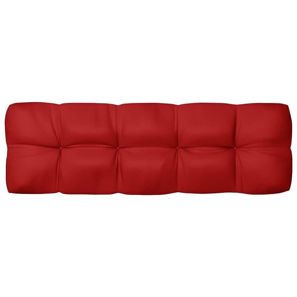 vidaXL Poduszki na sofę z palet, 7 szt., czerwone