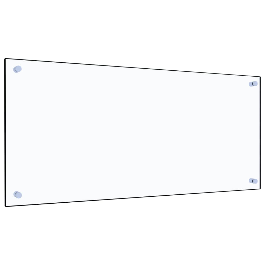 vidaXL Panel ochronny do kuchni, przezroczysty, 90x40 cm, szkło